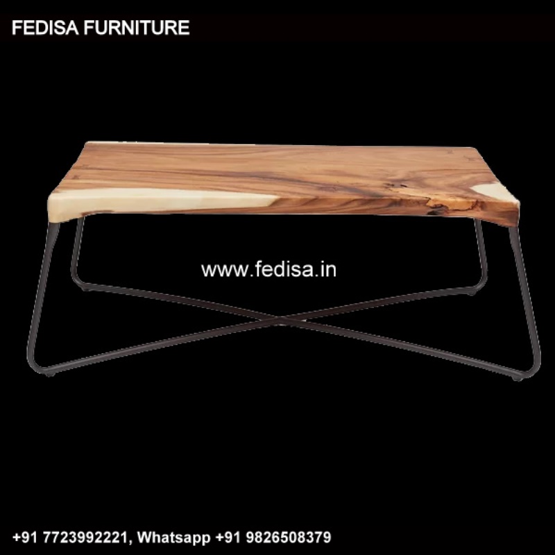 Drum Coffee Table, Wooden Small Table Coffee & Center Table Online