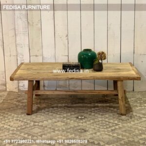 Round Wood Coffee Table, Whitewashed Coffee Table Coffee & Center Table Online