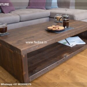 Round Wood Coffee Table, Apothecary Coffee Table Coffee & Center Table Online