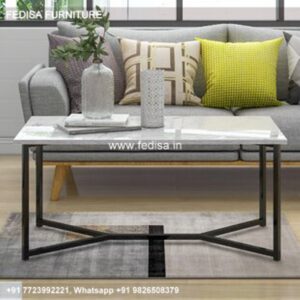 Industrial Coffee Table, Black Drum Coffee Table Coffee & Center Table Online