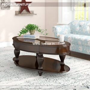 Round Wood Coffee Table, Rattan Garden Coffee Table Coffee & Center Table Online