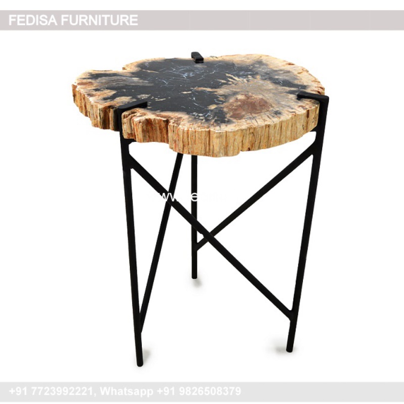 Glass Side Table, Geode Coffee Table Coffee & Center Table Online