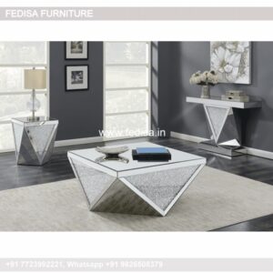 Drum Coffee Table, Side Table Size Coffee & Center Table Online