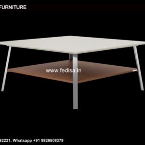 Round Glass Coffee Table, White Oak Side Table Coffee & Center Table Online