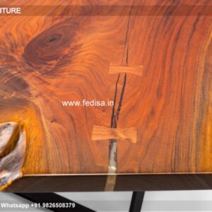 Industrial Coffee Table, Round Wood Drum Coffee Table Coffee & Center Table Online