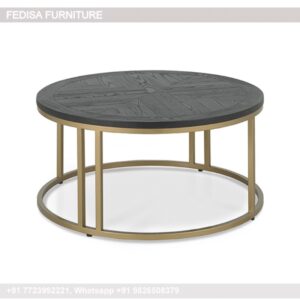 Round Glass Coffee Table, Pillow Talk Coffee Table Coffee & Center Table Online