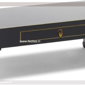 Industrial Coffee Table, Wood And Resin Coffee Table Coffee & Center Table Online