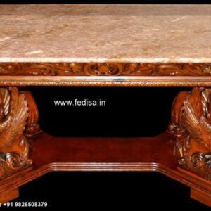 Round Wood Coffee Table, Versace Coffee Table Coffee & Center Table Online