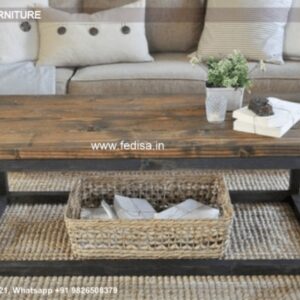 Round Wood Coffee Table, Floor Shelf Coffee Table Coffee & Center Table Online