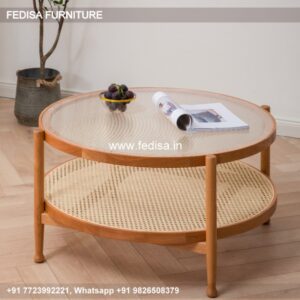 Glass Side Table, Large Upholstered Ottoman Coffee Table Coffee & Center Table Online