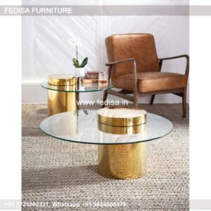 Drum Coffee Table, Square Leather Ottoman Coffee Table Coffee & Center Table Online