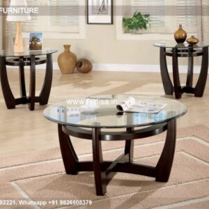 Round Glass Coffee Table, Cork Coffee Table Coffee & Center Table Online
