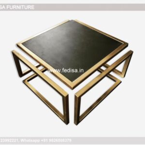 Glass Side Table, Coffee Table With Lights Coffee & Center Table Online