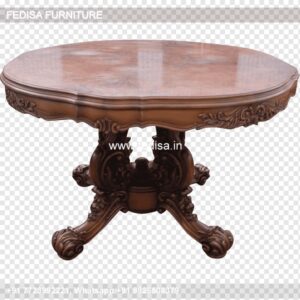 Round Wood Coffee Table, Spindle Coffee Table Coffee & Center Table Online