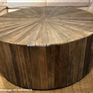 Round Wood Coffee Table, Vintage Wood Coffee Table Coffee & Center Table Online