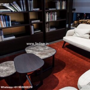Round Glass Coffee Table, Marble Small Table Coffee & Center Table Online
