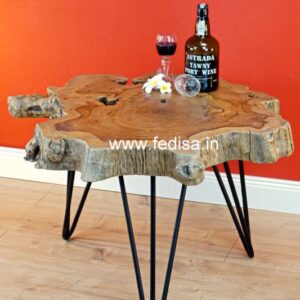 Round Wood Coffee Table, Urlander Coffee Table Coffee & Center Table Online