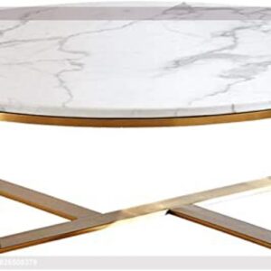 Industrial Coffee Table, Marble Top Nesting Tables Coffee & Center Table Online