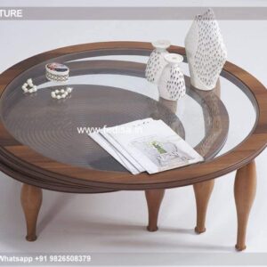 Round Wood Coffee Table, Coffee Table Out Of Pallets Coffee & Center Table Online