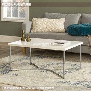 Glass Side Table, Wood Plank Coffee Table Coffee & Center Table Online