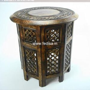 Round Wood Coffee Table, Antique Mirror Coffee Table Coffee & Center Table Online