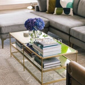 Walnut Coffee Table, Acrylic Coffee Table Coffee & Center Table Online