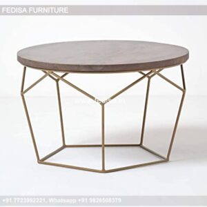 Mirrored Coffee Table, Square Side Table Coffee & Center Table Online