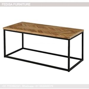 Walnut Coffee Table, Herringbone Coffee Table Coffee & Center Table Online