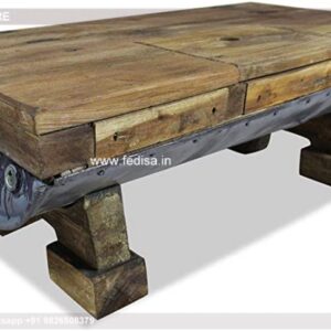 Walnut Coffee Table, Hexagon Coffee Table Coffee & Center Table Online