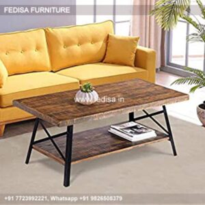 Walnut Coffee Table, Glass Center Table For Living Room Coffee & Center Table Online
