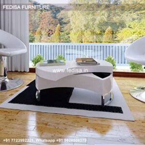 Round Coffee Table With Storage, Square Ottoman Coffee Table Coffee & Center Table Online