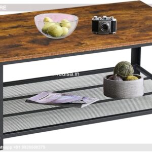 Round Coffee Table With Storage, Side Table For Couch Coffee & Center Table Online