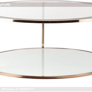 Round Coffee Table With Storage, Raw Wood Coffee Table Coffee & Center Table Online