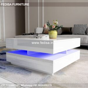 Round Coffee Table With Storage, Bunching Tables Coffee & Center Table Online