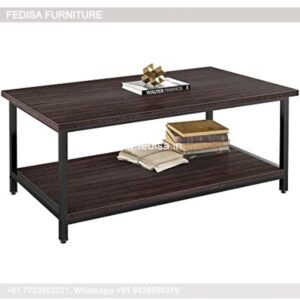 Round Coffee Table With Storage, Wooden Small Table Coffee & Center Table Online