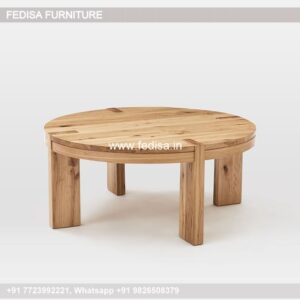 Round Coffee Table With Storage, Living Room Table With Storage Coffee & Center Table Online