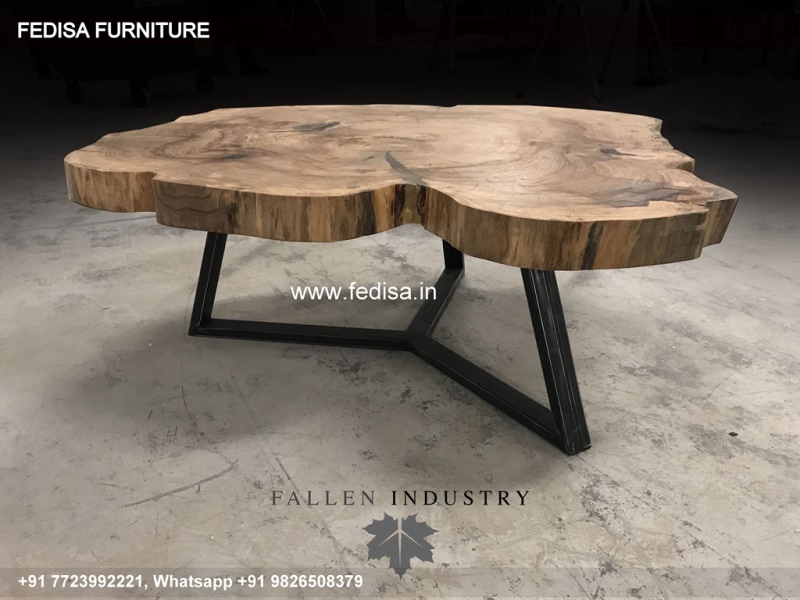 Walnut Coffee Table, V8 Coffee Table Coffee & Center Table Online