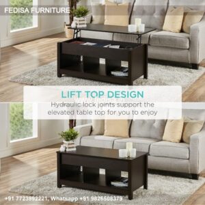 Marble Top Coffee Table, Large Coffee Table With Storage Coffee & Center Table Online