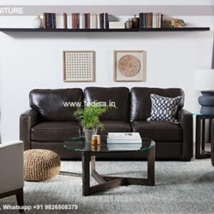 Marble Top Coffee Table, White And Oak Coffee Table Coffee & Center Table Online