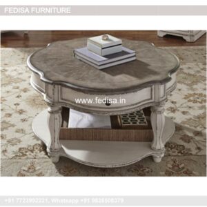 Round Coffee Table With Storage, Kidney Coffee Table Coffee & Center Table Online