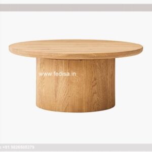 Small Round Coffee Table, Round Wood Drum Coffee Table Coffee & Center Table Online