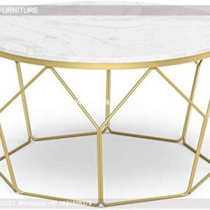 Glass Top Coffee Table, Solid Round Coffee Table Coffee & Center Table Online