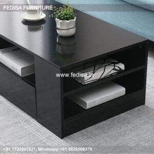 Round Coffee Table With Storage, Under Coffee Table Storage Coffee & Center Table Online