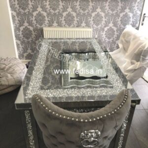 Mirrored Coffee Table, Glass Top Coffee Table Set Coffee & Center Table Online