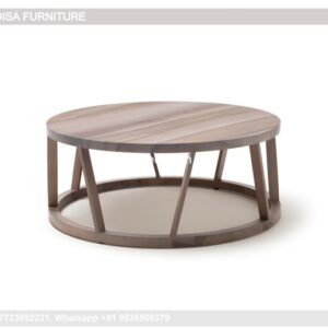Walnut Coffee Table, Ottoman Side Table Coffee & Center Table Online