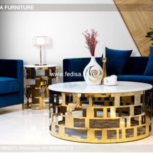 Walnut Coffee Table, Round Upholstered Coffee Table Coffee & Center Table Online