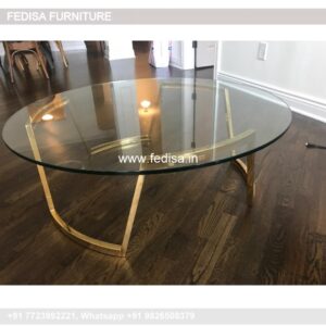 Round Coffee Table With Storage, Streamline Coffee Table Coffee & Center Table Online