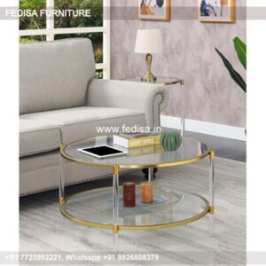 Walnut Coffee Table, Wooden Coffee Table With Glass Top Coffee & Center Table Online