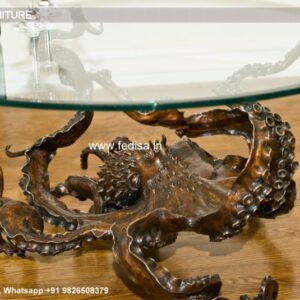 Mirrored Coffee Table, Modern Industrial Coffee Table Coffee & Center Table Online