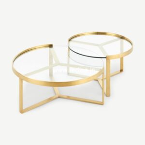 Small Round Coffee Table, Taupe Coffee Table Coffee & Center Table Online